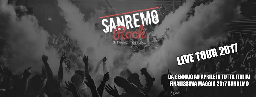 Sanremo rock live tour 2017 “Calendario Live”