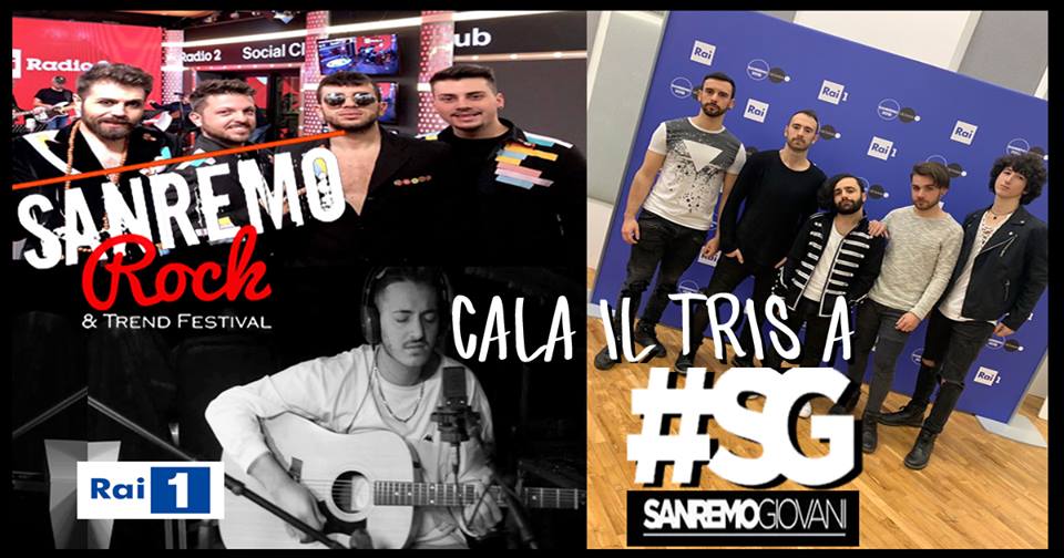 Sanremo Rock cala il tris a Sanremo Giovani Rai Uno!