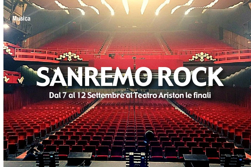 Finali nazionali Sanremo rock dal 7 al 12 settembre