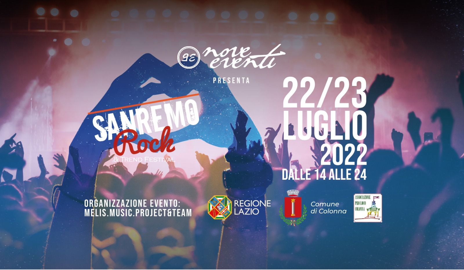 Roma Capitale….. Colonna Capitale del Rock il 22 e 23 Luglio sbarca il festival Sanremo Rock