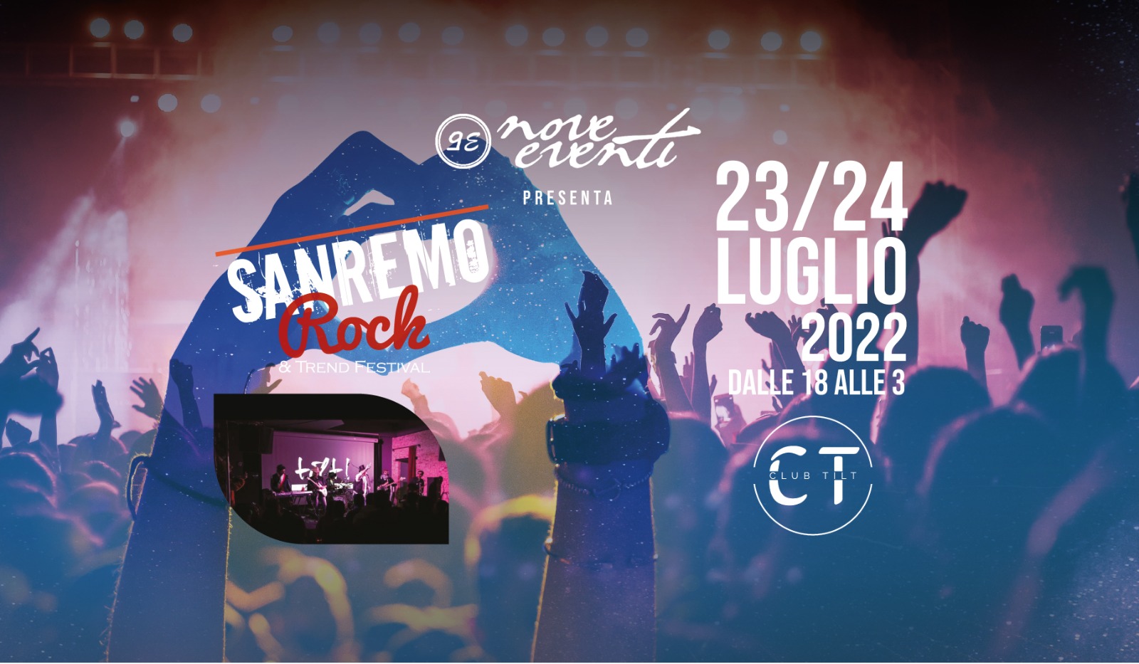 Sanremo Rock Campania le finali al Club Tilt di Avellino il 23 e 24 Luglio 2022