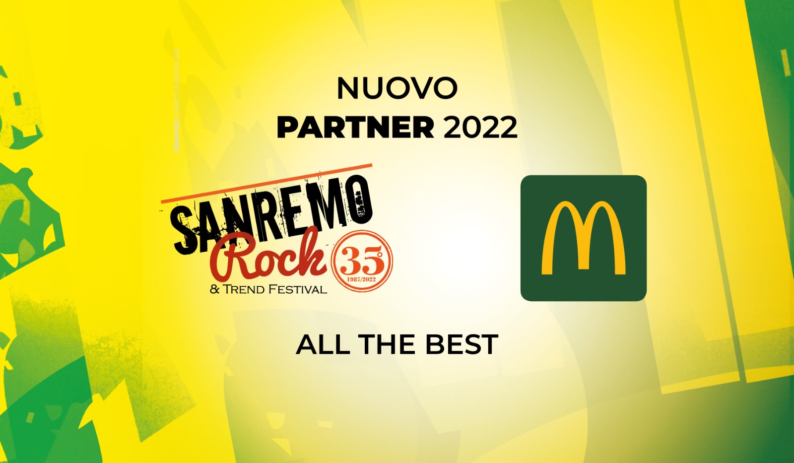 McDonald’s Sanremo Media Partner Official Sponsor 35^ Sanremo Rock