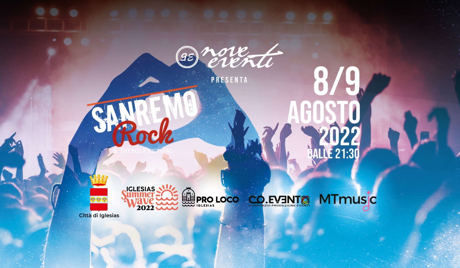 In Piazza Quintino Sella ad Iglesias l’8 e 9 agosto arriva il festival di Sanremo Rock.