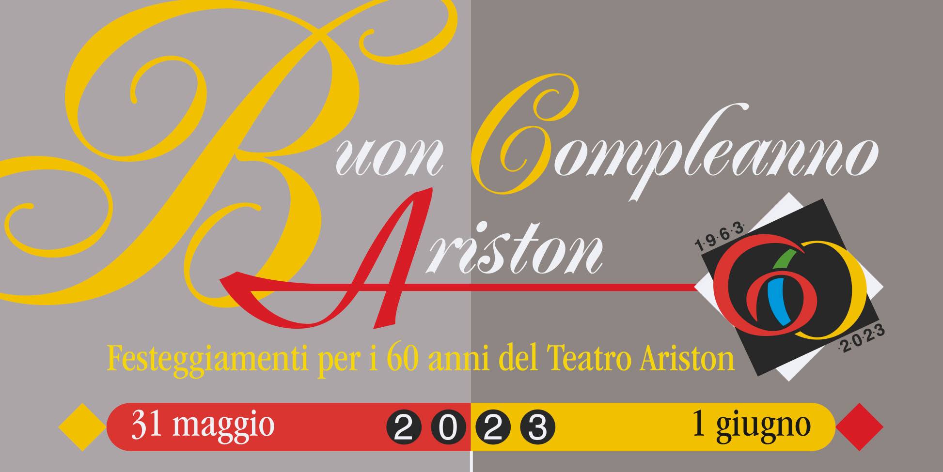 60 Anni di musica e successi! Buon Compleanno Ariston Sanremo.